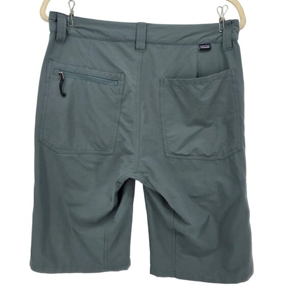 Patagonia Mens 30 Shorts Quandary 12 in Gray Nylon Pockets Outdoor Hiking - Picture 3 of 12